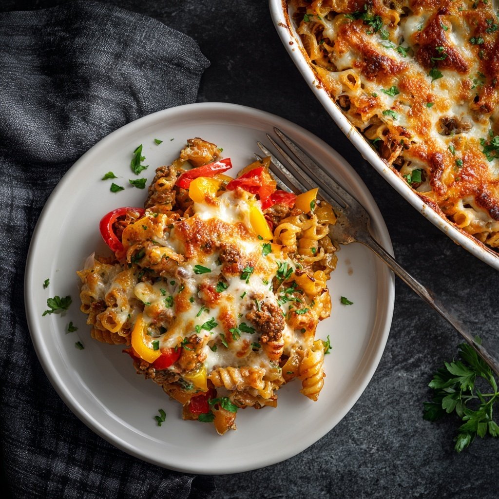 Ground Turkey Pasta Bake