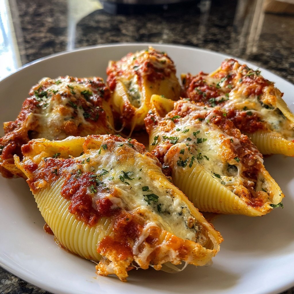 Stuffed Shells with Cheese