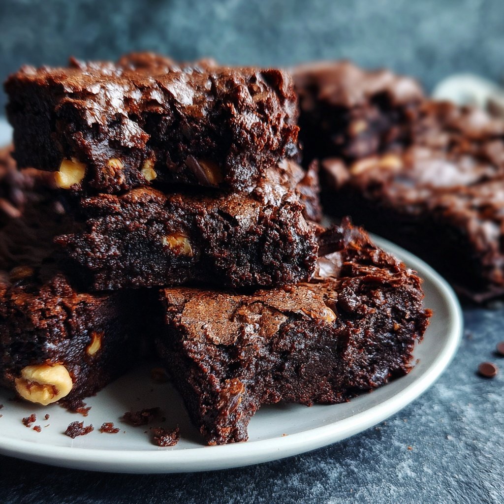Chocolate Hazelnut Brownies