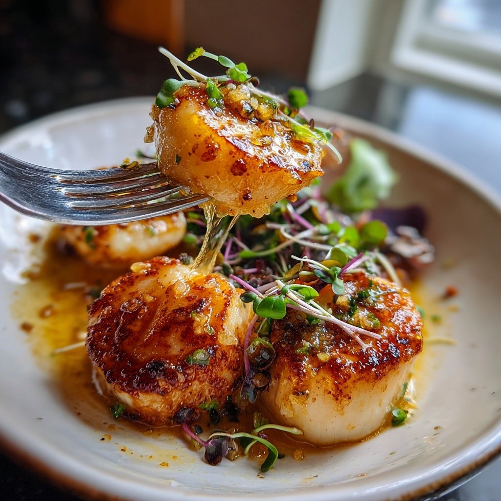 Romantic Seared Scallops