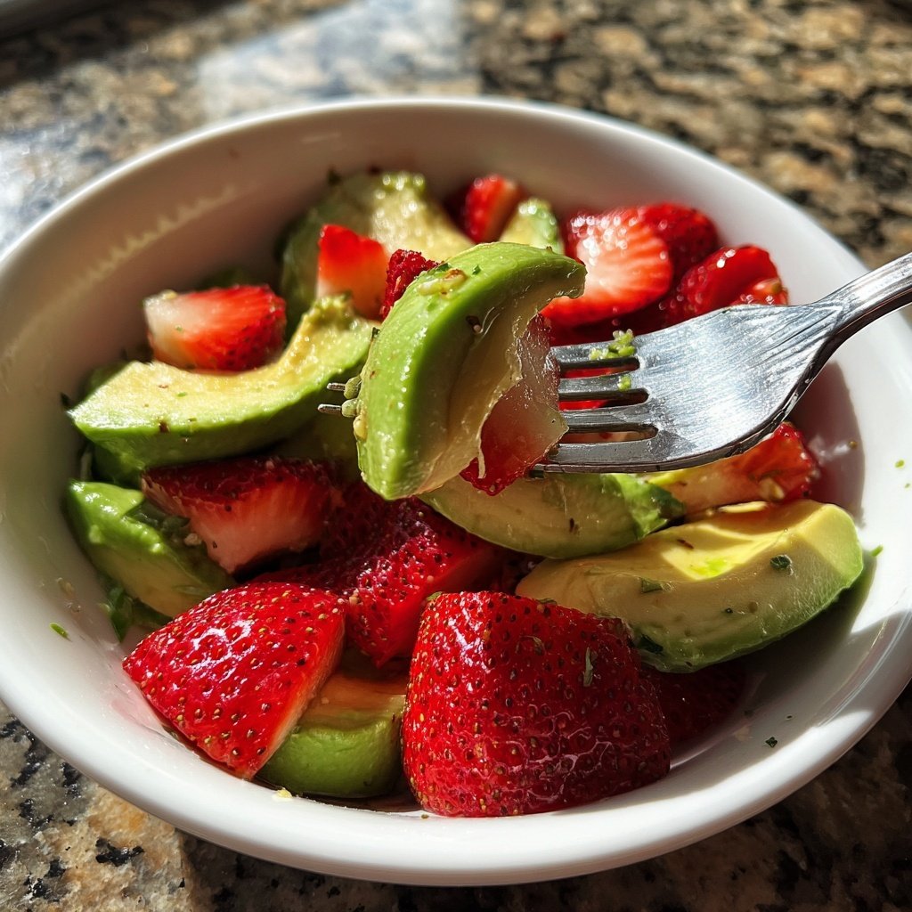 Avocado Strawberry Salad