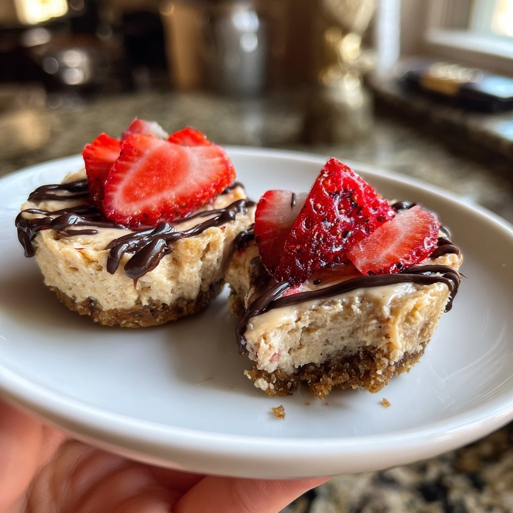 Valentines Snacks Berry Cheesecake Bites