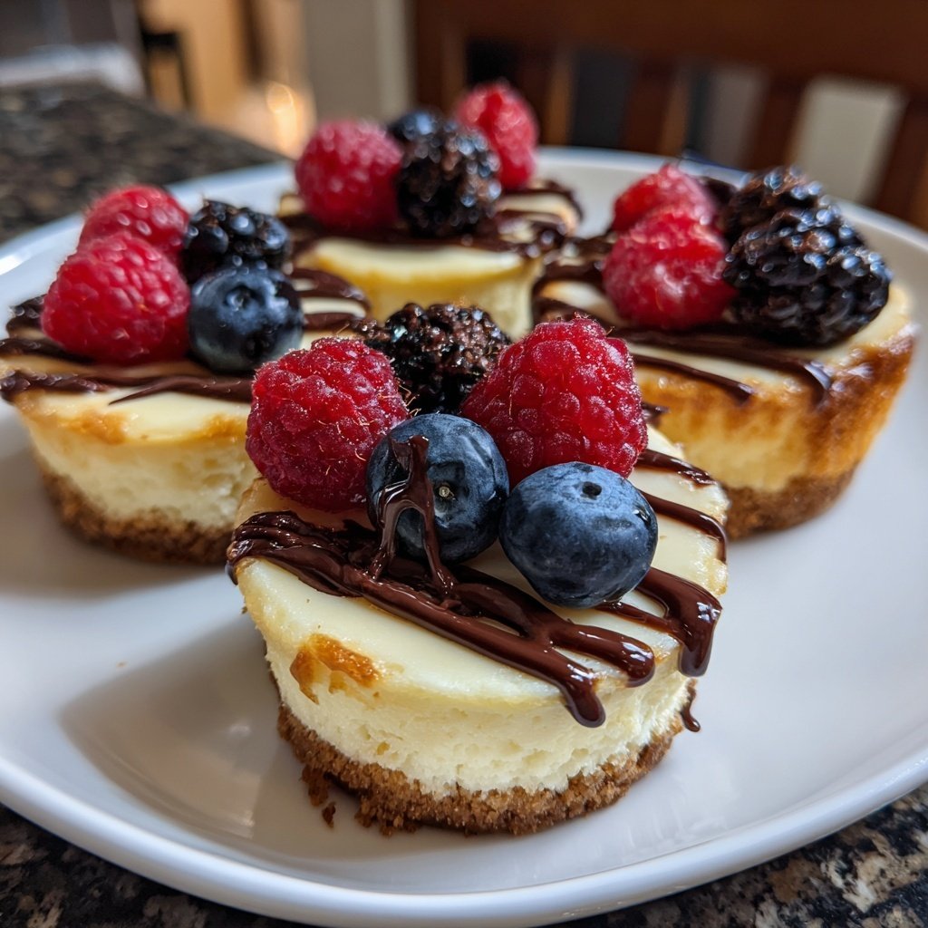 Super Bowl Dessert Mini Cheesecake Cups