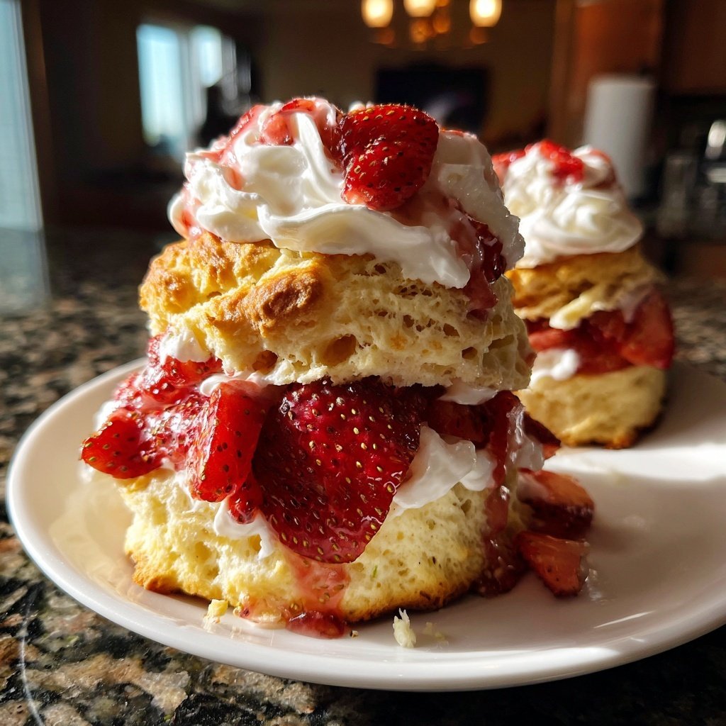 Classic Strawberry Shortcake Biscuits
