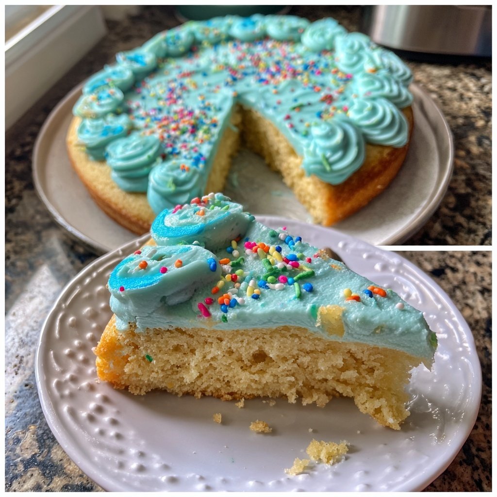 Simple Pisces Sheet Cake