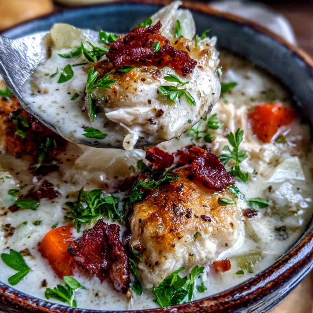 Creamy Chicken And Vegetable Soup