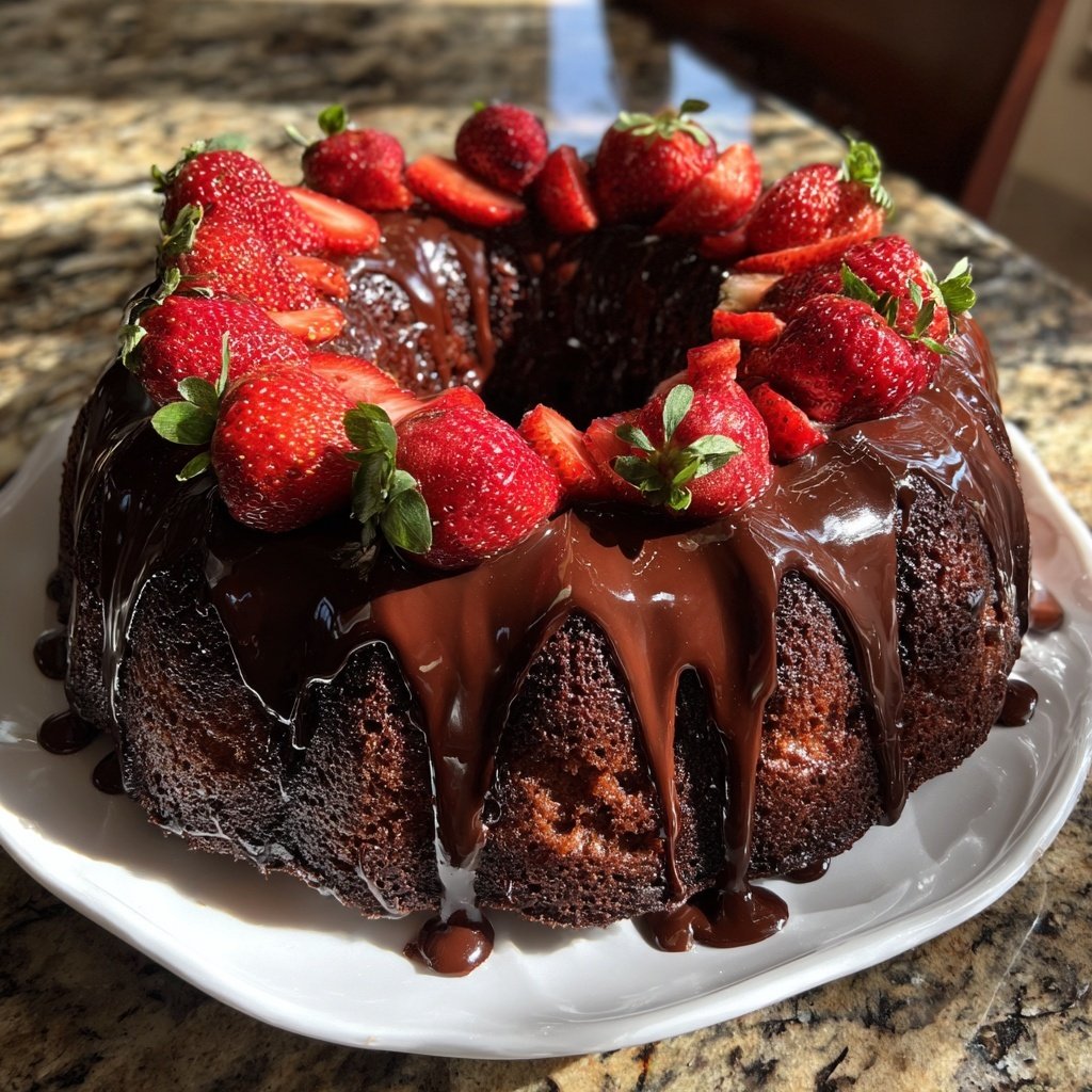 Chocolate Strawberry Party Dessert