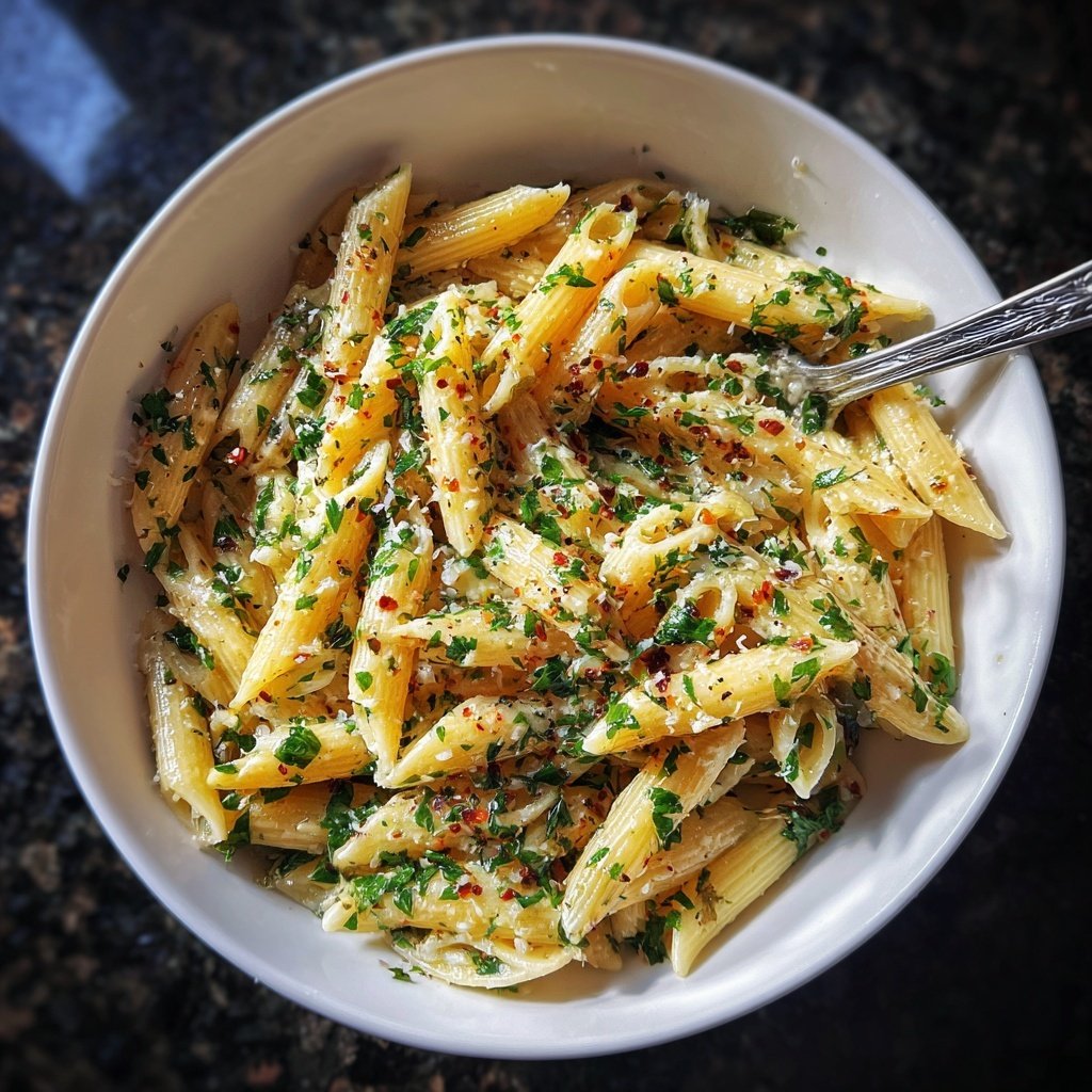Quick Easy Pasta With Garlic And Olive Oil