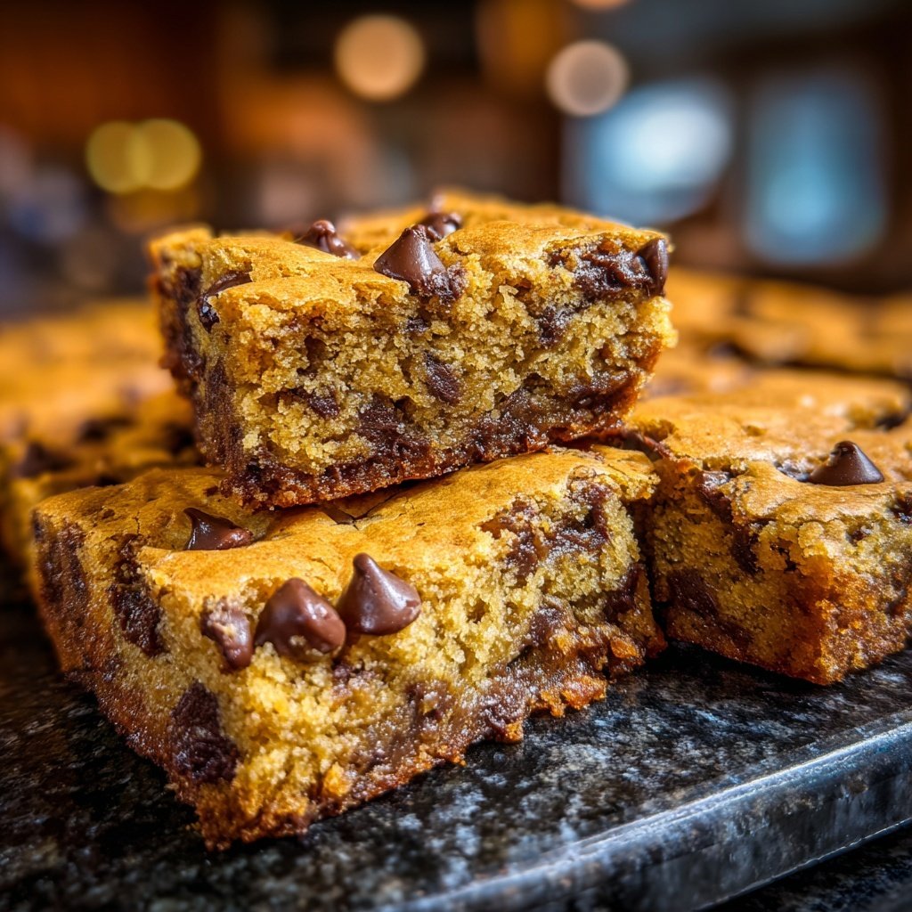 Brownie Mix Chocolate Chip Blondies
