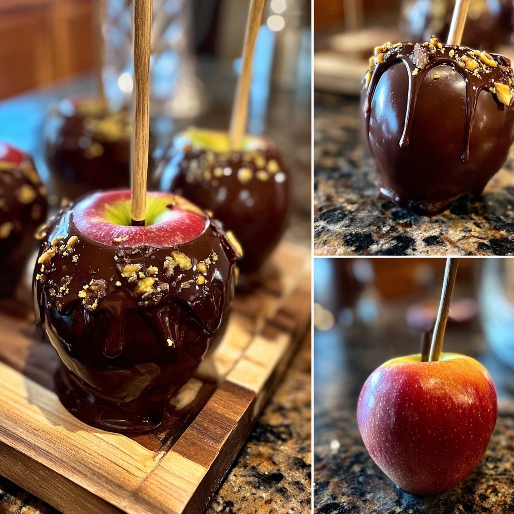 Chocolate Covered Candy Apples