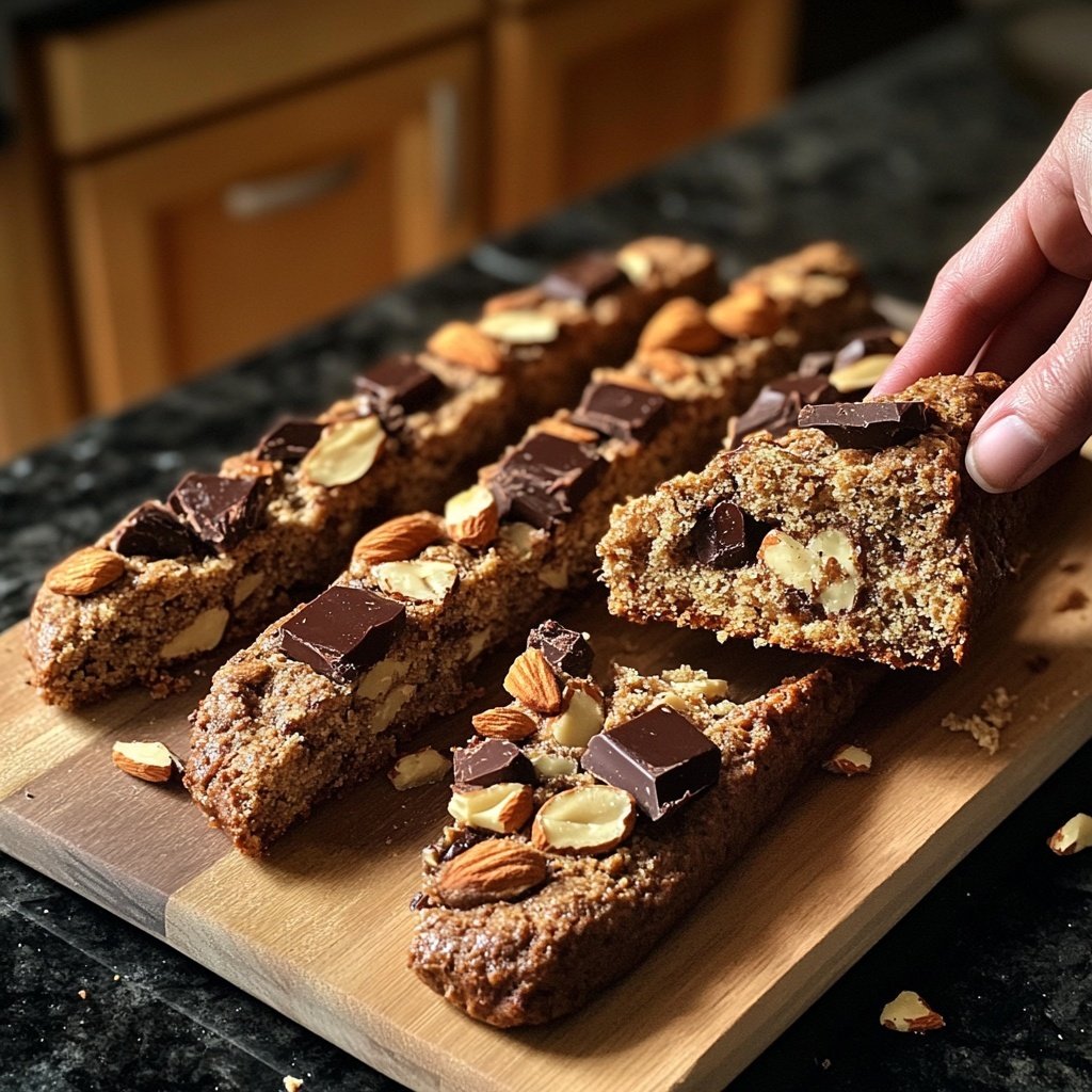 Chocolate Almond Biscotti